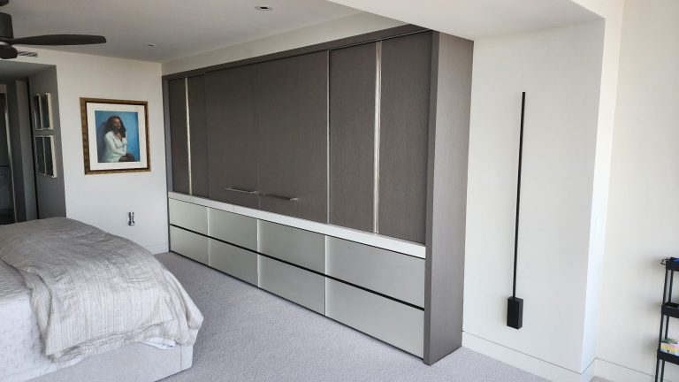 Custom Bedroom Entertainment Wall