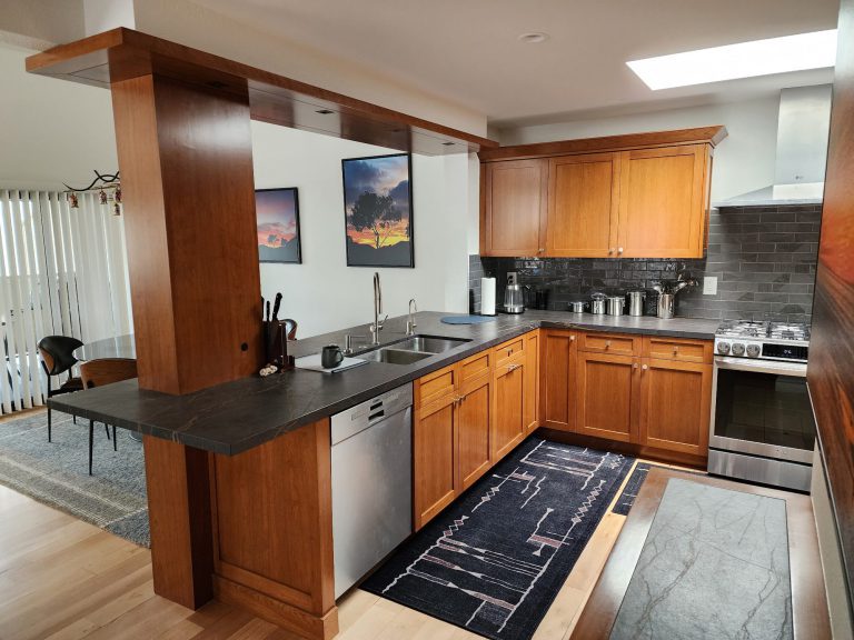 Custom Cherry Wood Kitchen
