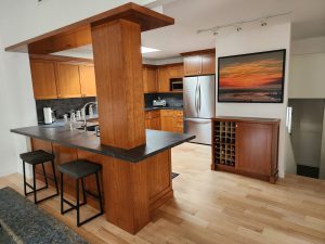 Custom Cherry Wood Kitchen