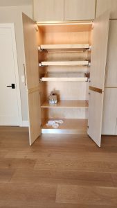 Walk-In Closet with Shoe & Purse Storage