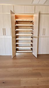 Walk-In Closet with Shoe & Purse Storage