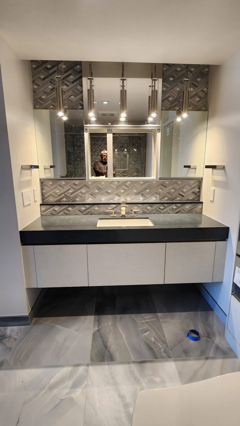 Custom Floating Bathroom Vanity