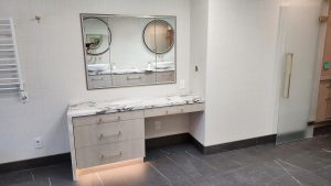 Master Bath with Makeup Counter